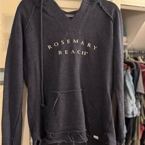 Black Rosemary Beach Hoodie